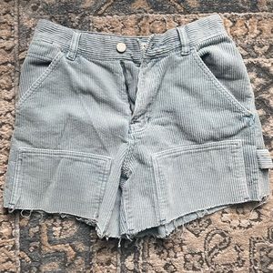 Pacsun Blue Corduroy Work Shorts